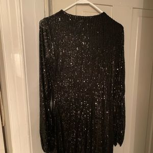 Beautiful black sequin dress new with tags